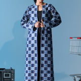 Blue Jean Lattice Coat