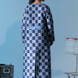 Blue Jean Lattice Coat