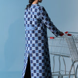 Blue Jean Lattice Coat